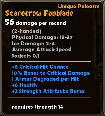 Scarecrow Fanblade