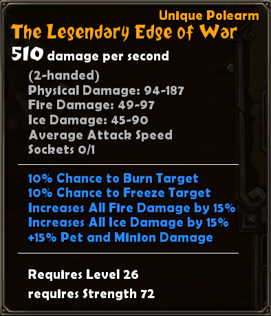 The Legendary Edge of War