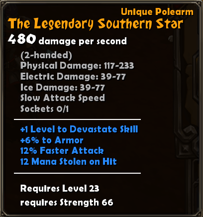 The Legendary Southern Star