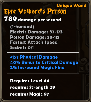 Epic Volbard's Prison